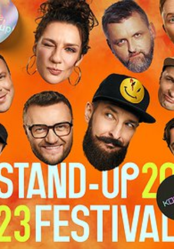 Baner promujący wydarzenie. Nazwa wydarzenia i zdjęcie artystów.