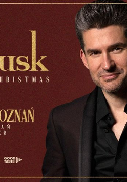 Baner promujący wydarzenie. Nazwa wydarzenia i zdjęcie artysty.