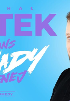 Baner promujący wydarzenie. Nazwa wydarzenia i zdjęcie artysty.