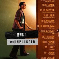 Baner promujący wydarzenie. Nazwa wydarzenia i zdjęcie artysty.