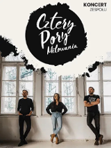 Baner promujący wydarzenie. Nazwa wydarzenia i zdjęcie artystów.