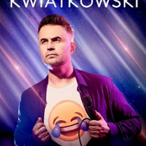 Baner promujący wydarzenie. Nazwa wydarzenia i zdjęcie artysty.