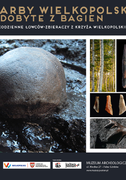 Baner promujący wydarzenie. Nazwa wydarzenia i data oraz zdjęcia artefaktów.