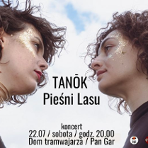 Baner promujący wydarzenie. Nazwa wydarzenia i zdjęcie artystek.