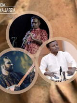 Baner promujący wydarzenie. Nazwa wydarzenia i zdjęcie artystów.