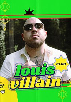 Baner promujący wydarzenie. Nazwa wydarzenia i zdjęcie artysty.