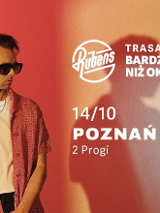 Baner promujący wydarzenie. Nazwa wydarzenia i zdjęcie artysty.