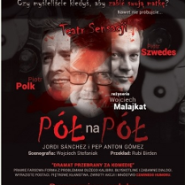 Zdjęcie aktorów grających w spektaklu.