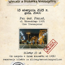 Baner promujący wydarzenie. Nazwa wydarzenia i data.