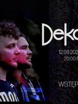 Baner promujący wydarzenie. Nazwa wydarzenia i zdjęcie artystów.