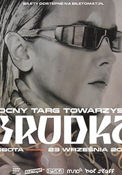 Baner promujący wydarzenie. Nazwa wydarzenia i zdjęcie artystki.