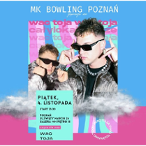 Baner promujący wydarzenie. Nazwa wydarzenia i zdjęcie artysty.