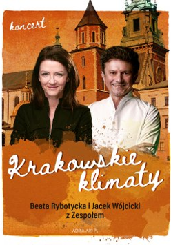 Baner promujący wydarzenie. Nazwa wydarzenia i zdjęcie artystów.