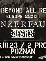 Baner promujący wydarzenie. Nazwa wydarzenia i zdjęcie artystów.