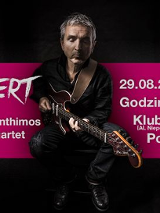 Baner promujący wydarzenie. Nazwa wydarzenia i zdjęcie artysty.