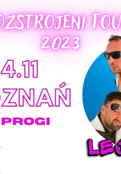 Baner promujący wydarzenie. Nazwa wydarzenia i zdjęcie artystów.