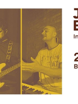 Baner promujący wydarzenie. Nazwa wydarzenia i zdjęcie artystów.