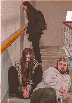 Baner promujący wydarzenie. Nazwa wydarzenia i zdjęcie artystów.