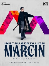 Baner promujący wydarzenie. Nazwa wydarzenia i zdjęcie artysty.