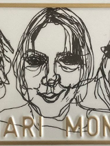 Baner promujący wydarzenie. Nazwa wydarzenia i rysunki artystów.