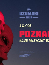 Baner promujący wydarzenie. Nazwa wydarzenia i zdjęcie artysty.