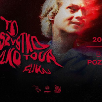 Baner promujący wydarzenie. Nazwa wydarzenia i zdjęcie artysty.