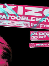 Baner promujący wydarzenie. Nazwa wydarzenia i zdjęcie artysty.