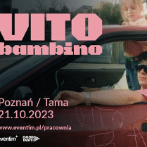 Baner promujący wydarzenie. Nazwa wydarzenia i zdjęcie artysty.