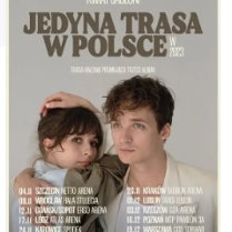 Baner promujący wydarzenie. Nazwa wydarzenia i zdjęcie artystów.