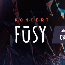 Baner promujący wydarzenie. Nazwa wydarzenia i zdjęcie artystów.