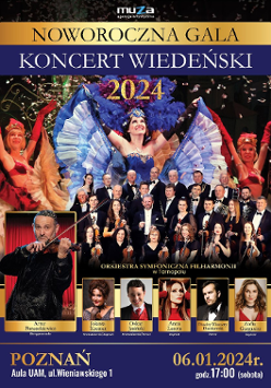 Baner promujący wydarzenie. Nazwa wydarzenia i zdjęcie artystów.