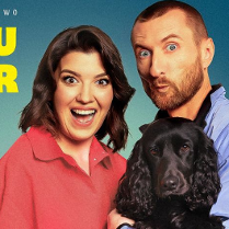 Baner promujący wydarzenie. Nazwa wydarzenia i zdjęcie artystów.