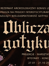 Baner promujący cykl Oblicza Gotyku.