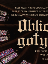 Baner promujący cykl Oblicza Gotyku.