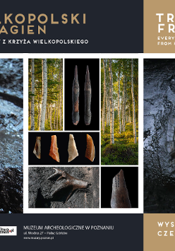 Baner promujący wydarzenie. Nazwa wydarzenia i data oraz zdjęcia artefaktów.