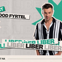 Baner promujący wydarzenie. Nazwa wydarzenia i zdjęcie artysty.