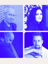 Baner promujący wydarzenie. Nazwa wydarzenia i zdjęcie artystów.