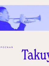 Baner promujący wydarzenie. Nazwa wydarzenia i zdjęcie artysty.