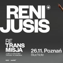 Baner promujący wydarzenie. Nazwa wydarzenia i zdjęcie artystki.