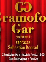 Baner promujący wydarzenie. Nazwa wydarzenia i zdjęcie artysty.