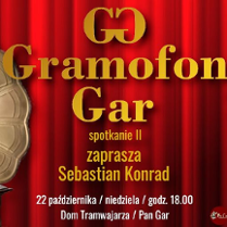 Baner promujący wydarzenie. Nazwa wydarzenia i zdjęcie artysty.