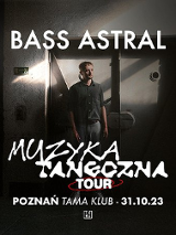 Baner promujący wydarzenie. Nazwa wydarzenia i zdjęcie artysty.