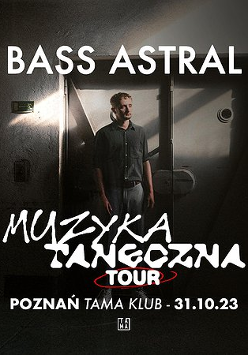 Baner promujący wydarzenie. Nazwa wydarzenia i zdjęcie artysty.