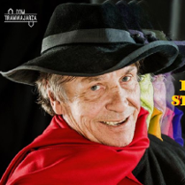 Baner promujący wydarzenie. Nazwa wydarzenia i zdjęcie artysty.