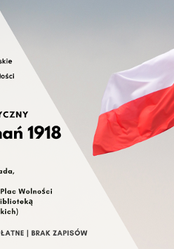 Baner promujący wydarzenie. Nazwa wydarzenia i data.