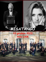 Baner promujący wydarzenie. Nazwa wydarzenia i zdjęcie artystów.