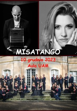 Baner promujący wydarzenie. Nazwa wydarzenia i zdjęcie artystów.