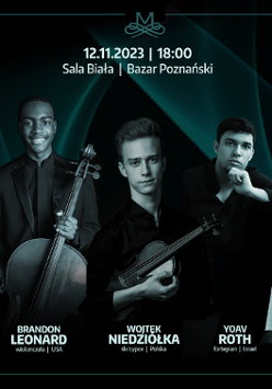 Baner promujący wydarzenie. Nazwa wydarzenia i zdjęcie artystów.