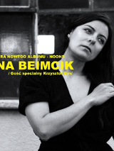 Baner promujący wydarzenie. Nazwa wydarzenia, data i zdjęcie Artystki.