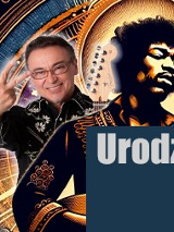 Baner promujący wydarzenie. Nazwa wydarzenia i zdjęcie artysty.